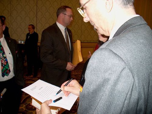 Signing The Oath of Office For Filing with the Court